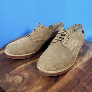 G.H. Bass Exeter Suede Bucs Red Sole Oxford Desert Tan Men's 10